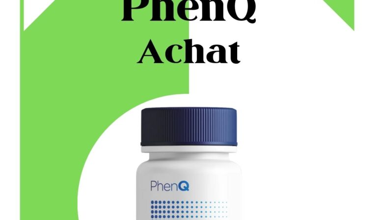 PhenQ : boîte de complément alimentaire PhenQ sur fond blanc