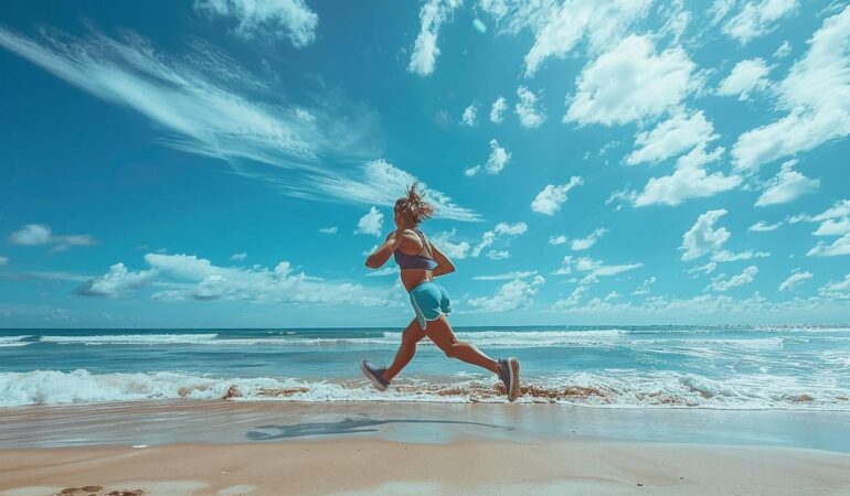 perte de poids : personnes pratiquant une activité physique et mangeant sainement