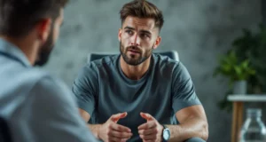 Oxandrolone : illustration d'une boîte de stéroïdes et un chronomètre symbolisant la gestion du cycle