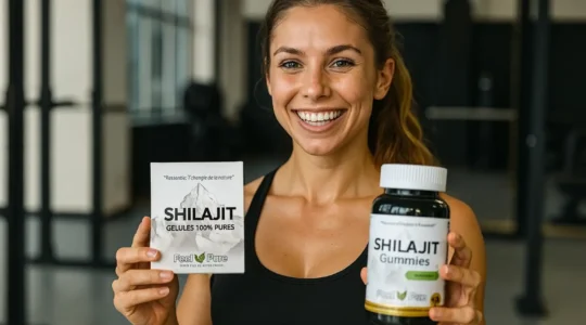Shilajit Feel Pure : différentes formes de Shilajit purifié (résine, gélules, sticks)