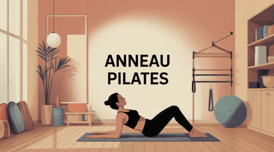 Silhouettes en Pilates avec anneau sur tapis