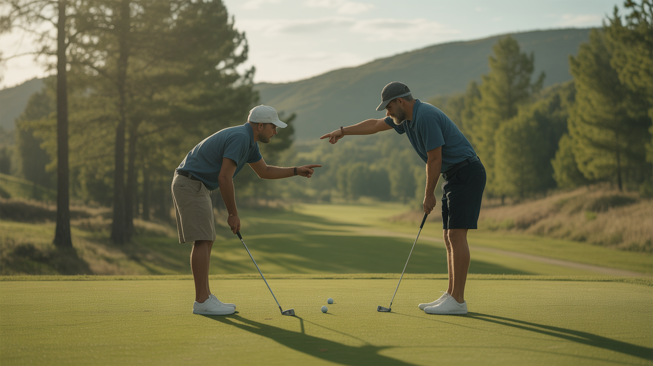 Greensome golf fonctionnement joueurs départ tee