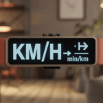 Visuel conversion km h min km montre sport tableau