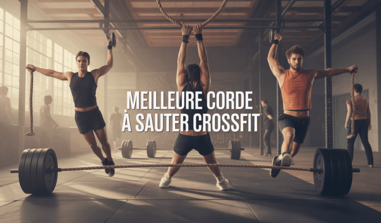 athlètes crossfit sautent corde à sauter robuste meilleure corde crossfit