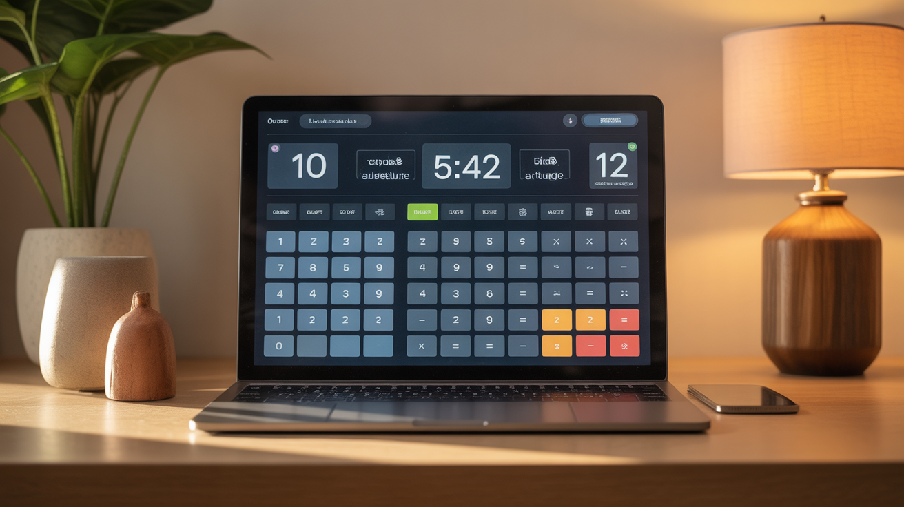 Outils conversion km h min km simulateur tableau