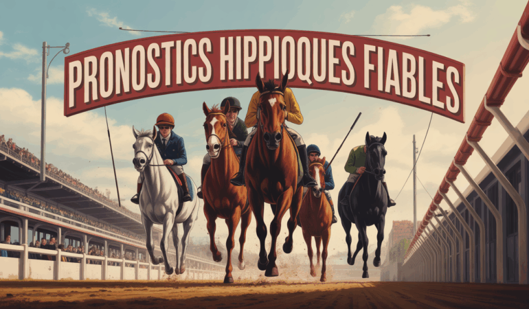 journal hippique stylisé chevaux course pronostics fiables