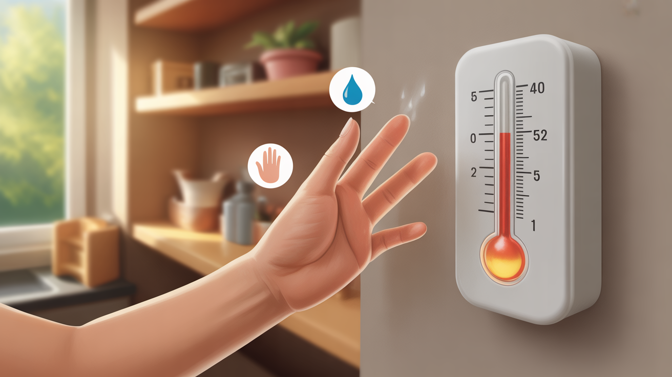 Main échauffement, alertes securite hand grip