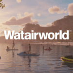 Vue parc nautique WatAirWorld ambiance famille amis paddle jet-ski bouées