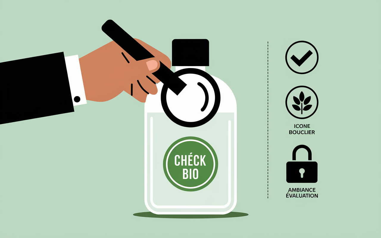 Main loupe verification etiquettes complements alimentaires securite