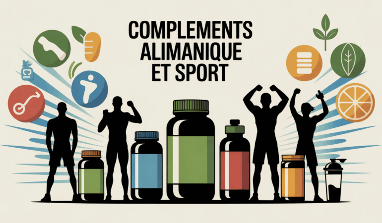 complements alimentaires et sport flacons nutrition