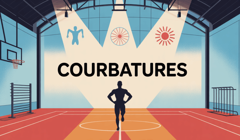 illustration courbatures salle de sport bien-etre