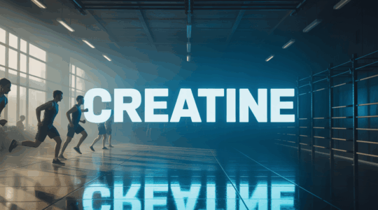 vue salle de sport dynamique creatine