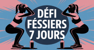 Défi fessiers 7 jours image fitness tapis haltere