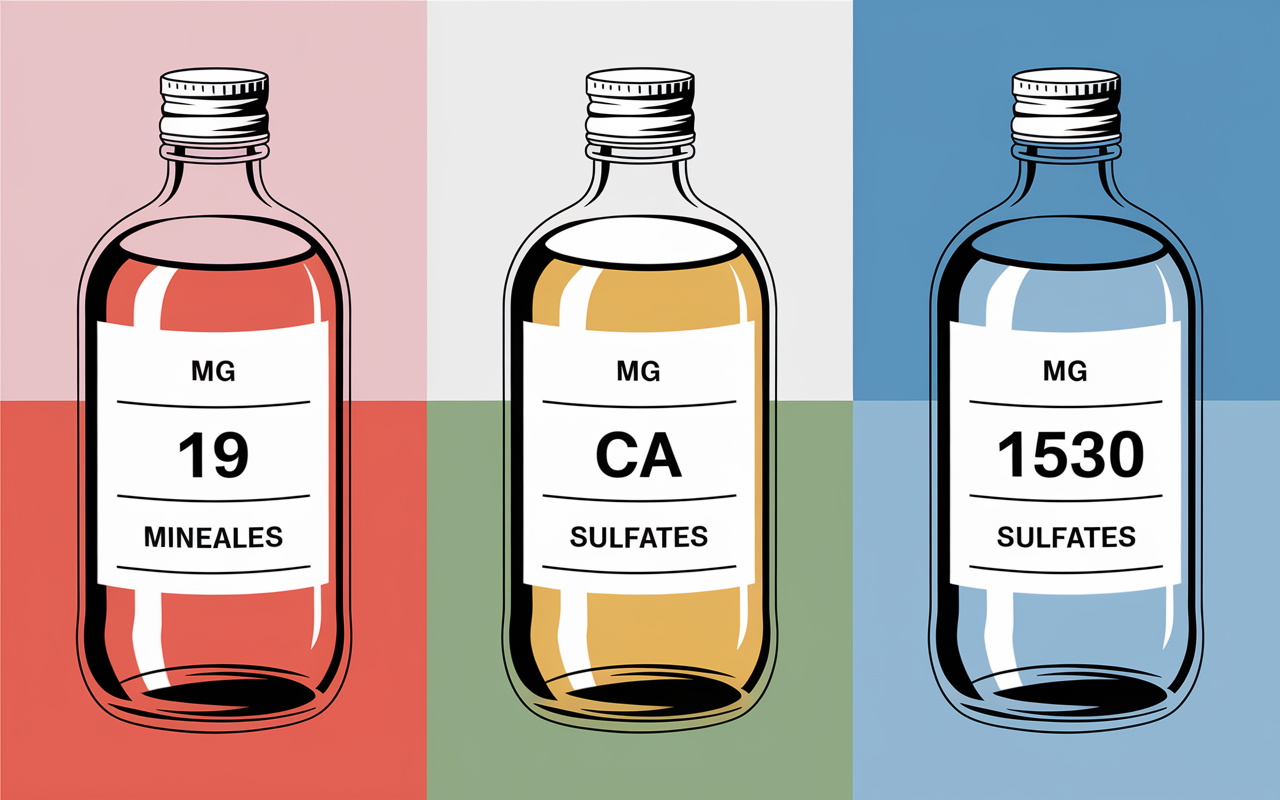 tableau eaux minerales composition maigrir du ventre