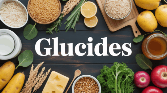 sources de glucides pain riz pâtes miel en composition