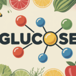 illustration molecule glucose energie alimentation sport