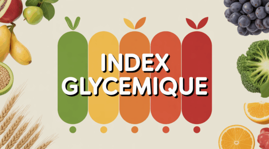 illustration index glycémique aliments énergie code couleurs