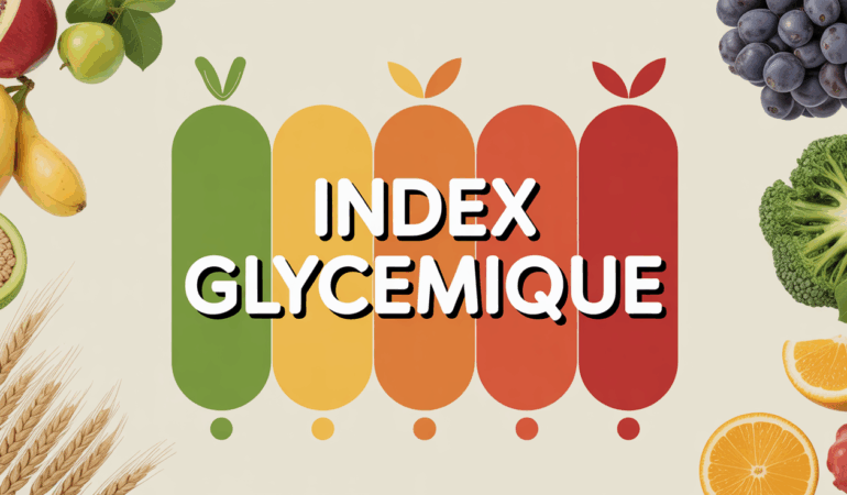 illustration index glycémique aliments énergie code couleurs