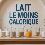 Tableau visuel laits amande soja vache avoine riz comparés moins calorique
