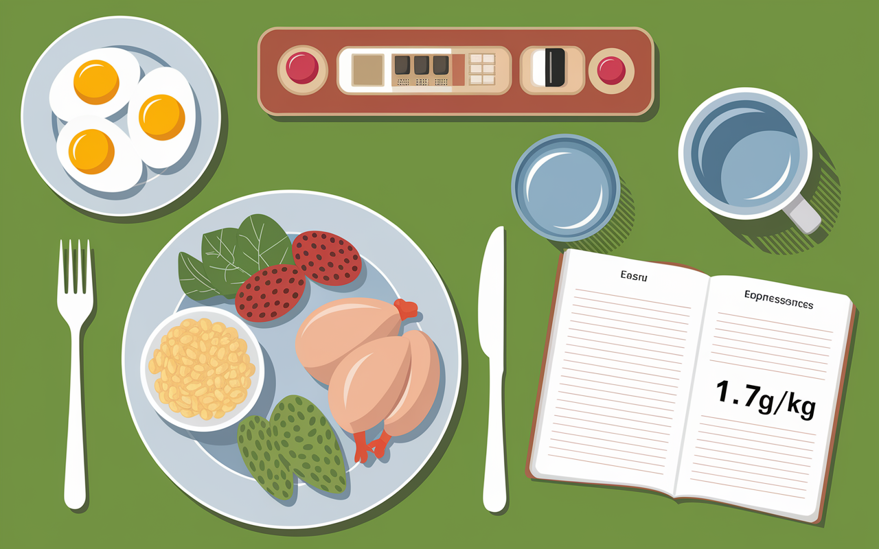 Repas protéiné fessiers conseils musculation