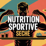 sportif planifiant nutrition sèche avec haltère et assiette équilibrée