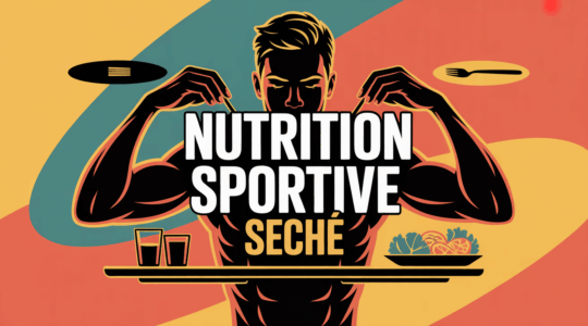 sportif planifiant nutrition sèche avec haltère et assiette équilibrée