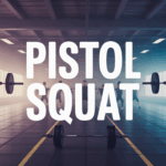 Personnages réalisant pistol squat en salle de sport