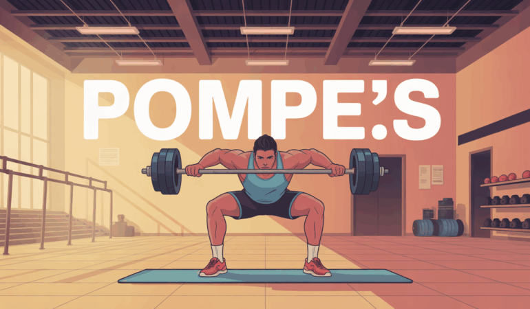 illustration pompe classique salle de sport haut du corps