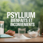 psyllium bienfaits et inconvénients sachets poudre fruits et eau