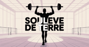 sportif souleve de terre barre salle moderne