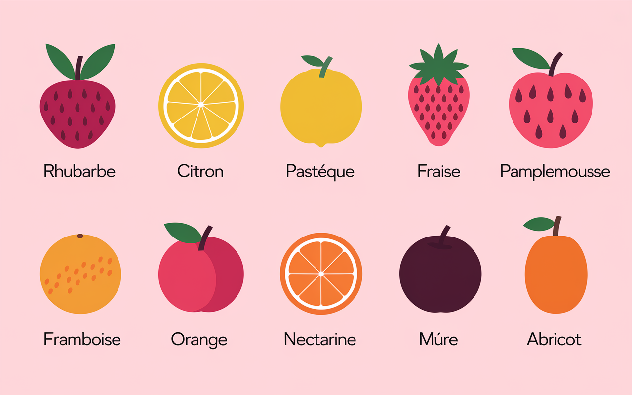 Tableau fruits crus moins caloriques chiffres kcal