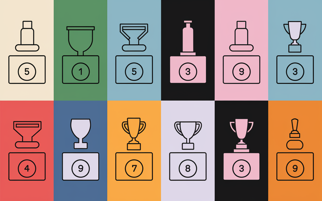 Tableau marques complements alimentaires dynamiques trophées