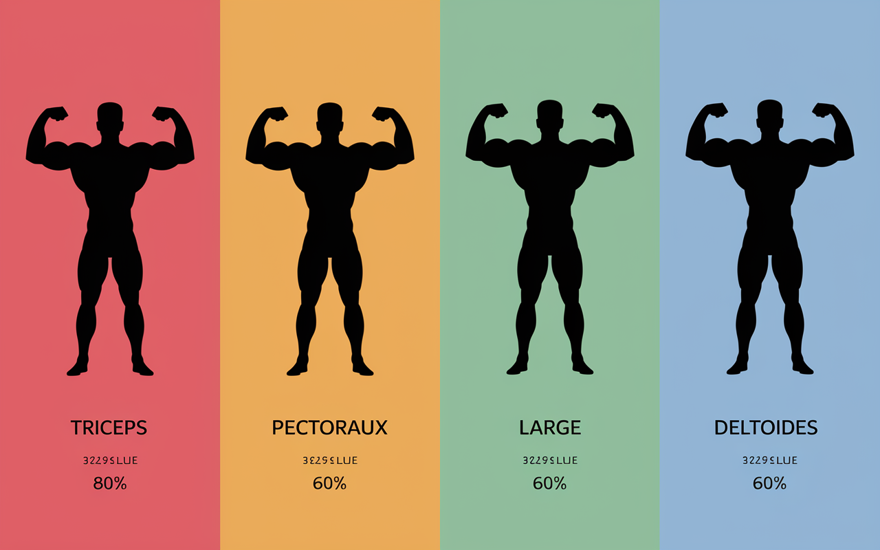 tableau variantes pompes activation triceps pectoraux deltoides