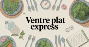 menu aliments verts ventre plat express