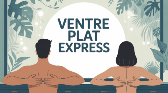 silhouette homme femme ventre plat devant miroir