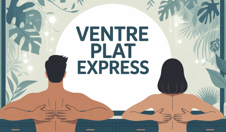 silhouette homme femme ventre plat devant miroir