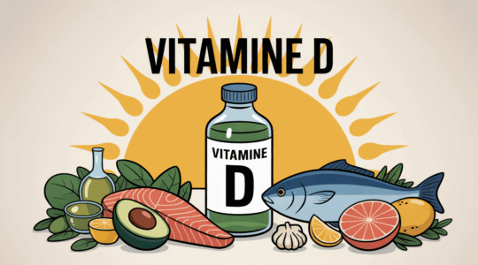 flacon vitamine d aliments graisses soleil