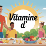 image famille sportifs vitamine D soleil aliments gras