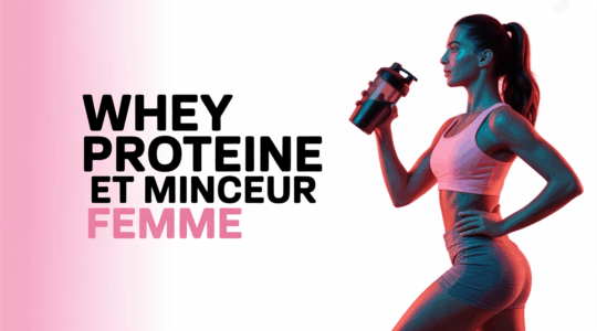 silhouette sportive femme avec shaker whey proteine et haltere