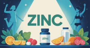 Zinc boite complement et silhouettes sportives sur table