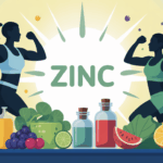 zinc nutrition sportive sur table avec compléments