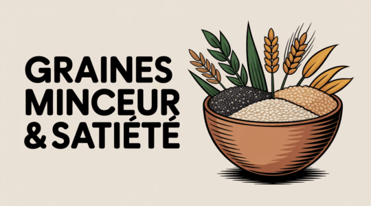 Bol de graines minceur satiété chia lin tournesol courge sésame