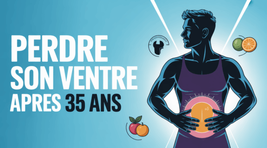 Homme en sport profil ventre plat nutrition sportive