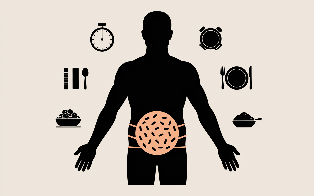 Silhouette homme graisse abdominale metabolism