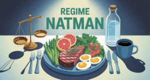 regime natman plateau repas dietetique legumes steak oeufs pamplemousse