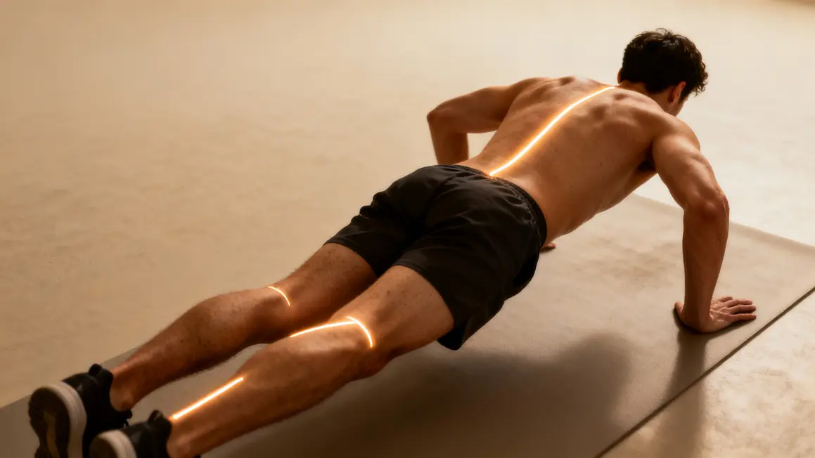 planche musculation alignement posture