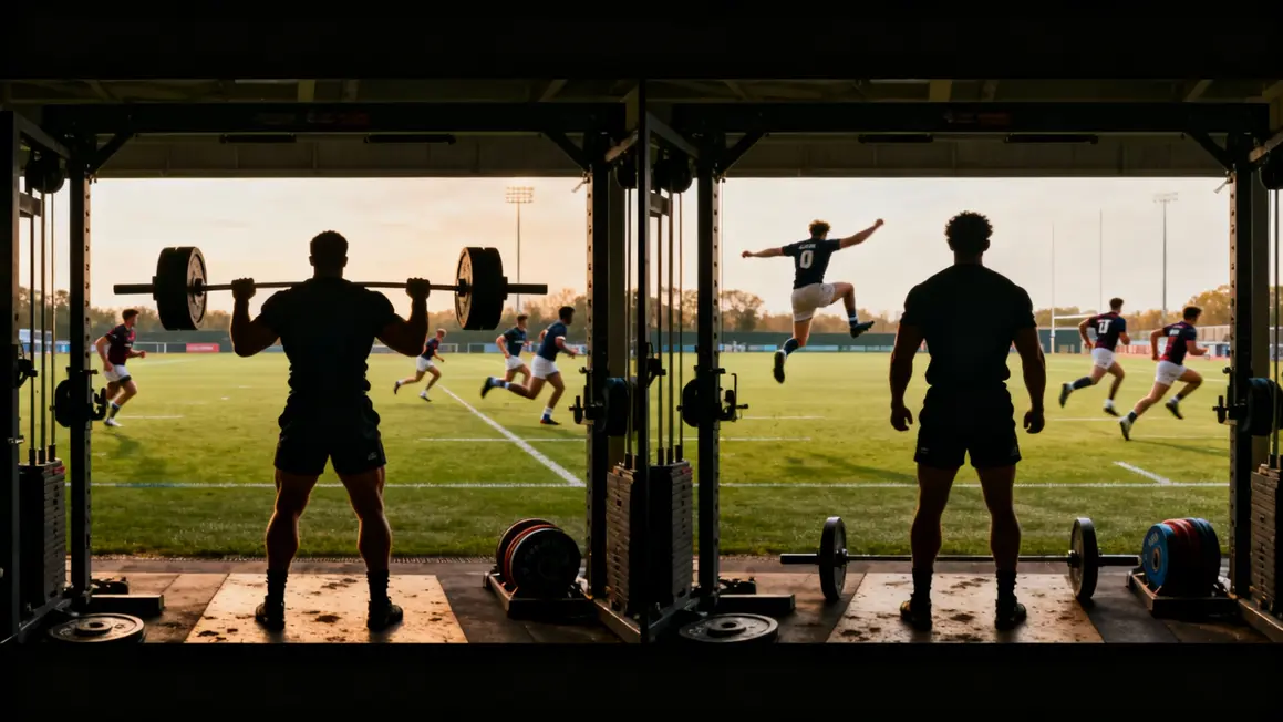 Avants rugby musculation arrieres sauts sprints