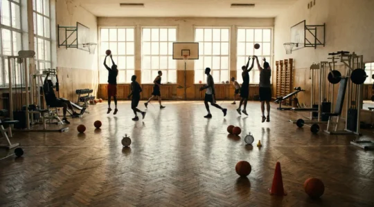 preparation physique basketball salle musculation