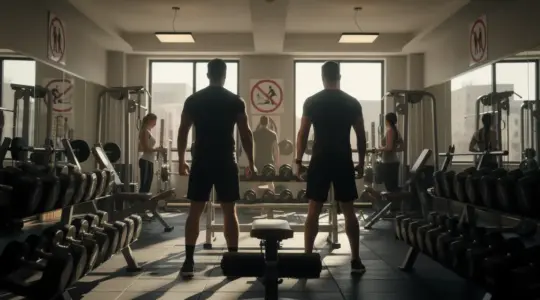 illustration produits dopants musculation silhouettes sport
