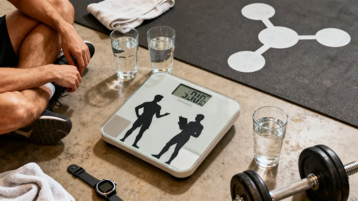 Balance sport variation poids et éléments hormonaux